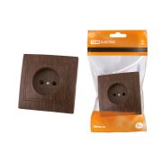 Розетка 2П 10А 250В «ЭКО» (бук) «Таймыр» TDM