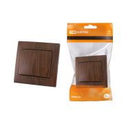 Выключатель 2 кл. 10А «ЭКО» (бук) «Таймыр» TDM