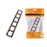 Рамка 6 постовая горизонтальная «ЭКО» (бук) «Таймыр» TDM