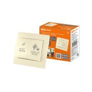 Переключатель с кнопкой «Не беспокоить» и  «Уборка» сл. кость «Таймыр» TDM