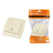 Кнопка звонковая 6А сл. кость «Онега» TDM