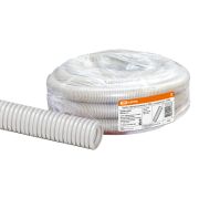 Труба гофрированная ПВХ d 32 с зондом (50 м) легкая 350Н серая TDM