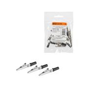 Зажим «крокодил» ЗК 15А 53мм черный (10шт) TDM