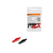 Зажим «крокодил» ЗКИ 3А 40мм в изоляции красный/черный (5шт+5шт) TDM