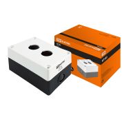 Корпус КП102 для кнопок, 2 места, белый, IP54 TDM