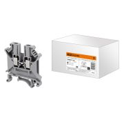 Зажим наборный ЗНН-1,5мм2 17,5А серый (Ph-C UK-1,5N) TDM