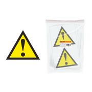 Знак 150х150мм «Внимание. Опасность» TDM