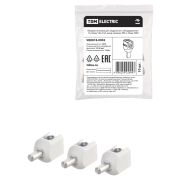 Вводная клемма для модульного оборудования изолированная, зажим винтовой 16-50мм² (AL/CU), прямая, 160А, ввод прямой, PIN L-35мм TDM