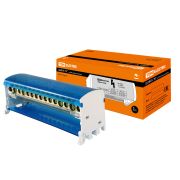 Шина «N» нулевая на DIN-рейку в корпусе 2х15групп TDM