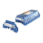 Шина «N» нулевая в изоляторе на DIN-рейку 8x12мм 6 групп инд. стикер TDM