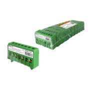 Шина «N» нулевая в изоляторе на DIN-рейку 6x9мм 7 групп инд. стикер TDM