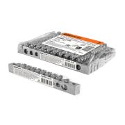 Шина «N» нулевая 6х9мм 10/2 (10 групп/крепеж по краям) никелированная инд. стикер TDM