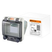 Крышка защитная для выреза в шкафу пластик 4 модуля IP67 TDM