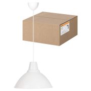 Светильник НСБ 2537/1 «Steel» 40 Вт, E27, опал, шнур белый TDM