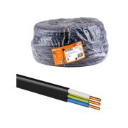 Кабель ВВГ-П нг(А)-LS 3х2,5 ок(N, PE)-0,66 ГОСТ (90м) TDM