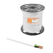 Провод ПВС 4х4 ГОСТ на катушке (50м), белый TDM