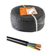 Провод ПВС 5х1 ГОСТ (разномер), черный TDM