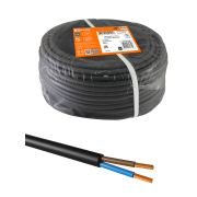 Провод ПВС 2х1,5 ГОСТ (разномер), черный TDM