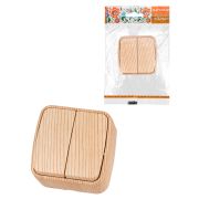 Выключатель 2-кл. открытой установки IP20 10А, сосна «Дача» Народная