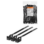 Крепеж ремешковый 7,6х165 черный (100шт) TDM