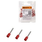 Наконечник-гильза Е0308 0,3мм2 с изолированным фланцем (100шт) TDM