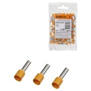 Наконечник-гильза Е4010 4,0мм2 с изолированным фланцем (100шт) TDM