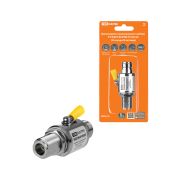 Грозозащита коаксиального кабеля TV/SAT/CATV/Wi-Fi/3G/4G, N-гнездо/N-штекер, 50 Ом, DC-3,0 ГГц, 200Вт, с заземляющим наконечником, IP67, TDM