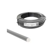 Проволока стальная горячеоцинкованная Ø10 мм (бухта 80 м) TDM