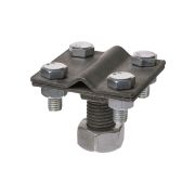 Зажим прута с болтовым креплением к муфте 4-х болтовой, прут Ø6-10 мм, М16, термодиффузия (упак. 1 шт.) TDM