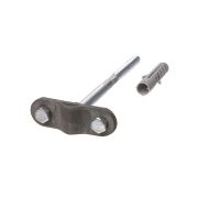 Держатель фасадный для прута Ø6-10 мм длина 100 мм, дюбель, стальной зажим, термодиффузия (упак. 1 шт.) TDM