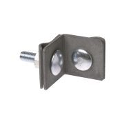 Держатель фальцевый стальной зажим 30х30 мм для прута Ø6-10 мм, гор. цинк. (упак. 1 шт.) TDM