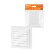 Решетка металл. 150х150, белая, с покрытием полимерной эмалью, TDM