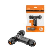 Кабельный коннектор Т-образный (клеммник 3PIN) IP68 TDM