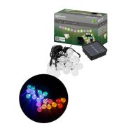 Гирлянда ССГ-154 «Шарики» на солнечной батарее, 2.7 м, 20 LED, многоцветный, IP54, TDM