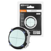 Выключатель 4-кл. 16А 250В проходной кнопочный механизм фисташковый, «Байкал» TDM