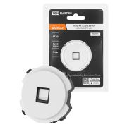 Розетка компьютерная RJ45 белая, «Байкал» TDM