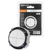 Выключатель 4-кл. 16А 250В кнопочный механизм белый, «Байкал» TDM