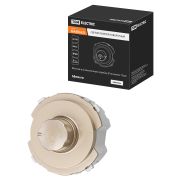 Светорегулятор (RL, 500Вт) поворотный шампань, «Байкал» TDM