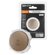 Выключатель звонка 1-кл. 16А 250В бронза, «Байкал» TDM