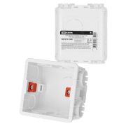 Установочная коробка СП 86х86х50, IP20, инд. штрихкод, TDM.