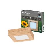 Светильник накладной светодиодный квадрат «Даунлайт» СПО (сосна) 6 Вт 120*120*32 мм 4000К TDM