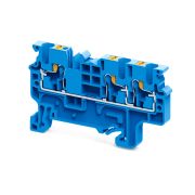 KEAZ Клемма с 3-мя контактами push-in OptiClip СP-2,5-TRIPLET-I-BU-синий