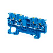 KEAZ Клемма с 4-мя контактами push-in OptiClip СP-2,5-QUATTRO-(0,2-2,5)-I-BU-синий