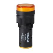 KEAZ Лампа AD16DS(LED) матрица D16мм желтый 24В AC/DC-КЭАЗ