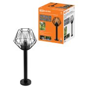 Светильник садово-парковый «Доминго» 1х60 Вт, столб, H500 мм, металл, черный, Е27, TDM