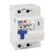 KEAZ Устройство защиты от дугового пробоя с АВДТ и защ. от пов. напряж. OptiDin AFDD-40-22C25-A-У3 (2P, C25, 30mA, Uоткл 275В)