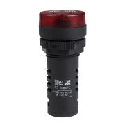 KEAZ Зуммер с непрерывным сигналом OptiSignal Compact D22 C7-B-B4CL красный с подсветкой 24 В AC/DC