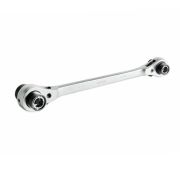 KEAZ Ключ накидной трещоточный 8x10x12x13x14x17x19x21 мм реверсивный, SHTOK. 23712