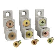 KEAZ Комплект зажимов для присоединения 2 кабелей OptiMat D100, D160, D250 63-250А-УХЛ3-3 шт