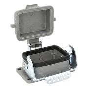 KEAZ Корпус приборный проходной с крышкой OptiLink HDC-H6B-BK-1L-MCV